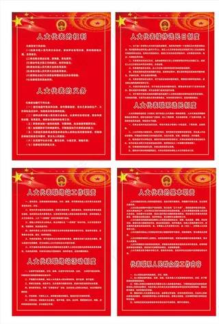 人大代表职责全套制度图片