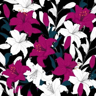 面料印花图案图片