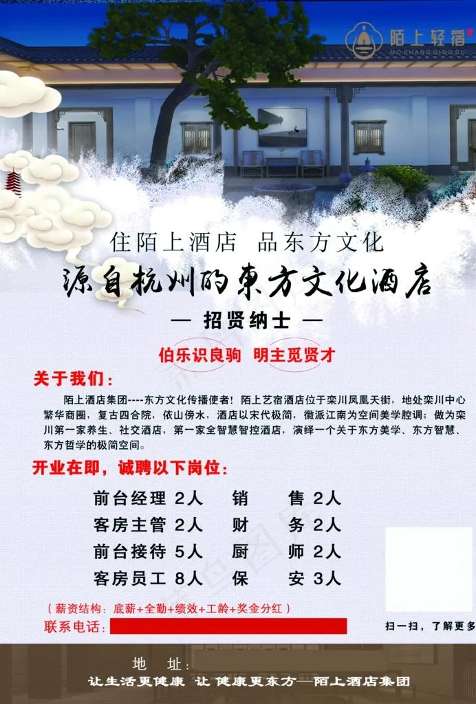 招聘单页图片(2480X3508(DPI:300))psd模版下载