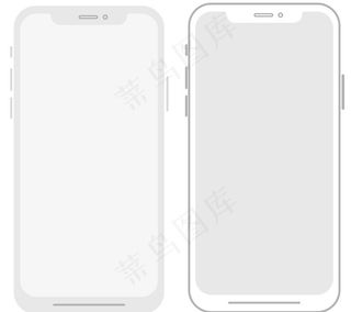 iPhone X 手机素描图片
