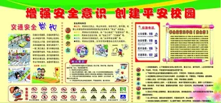 校园安全展板图片