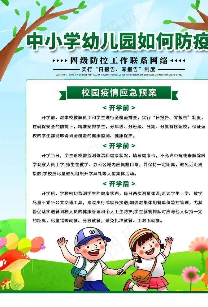 校园防疫图片(3543X4724(DPI:150))psd模版下载