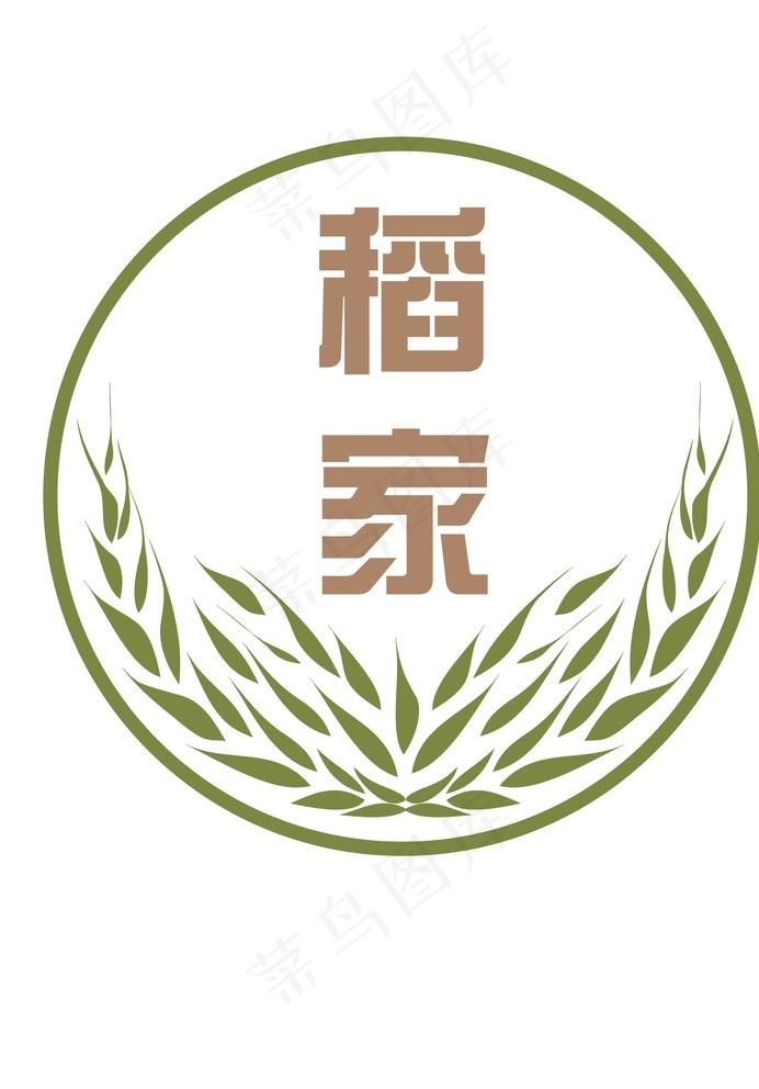 大米logo图片cdr矢量模版下载