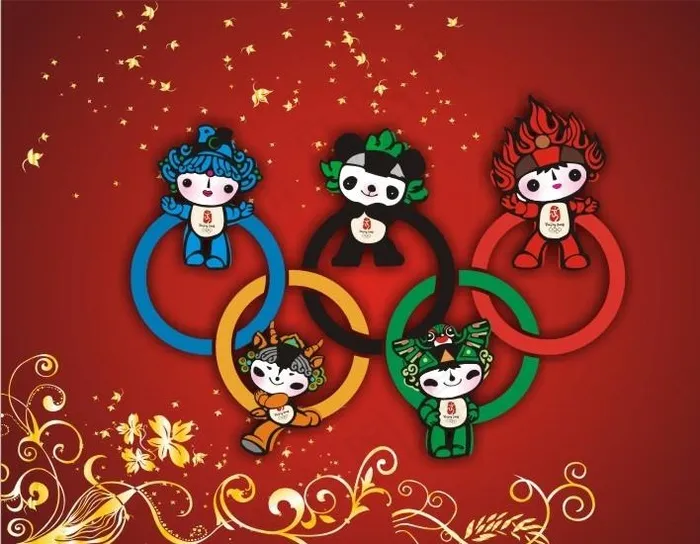 福娃图片cdr矢量模版下载