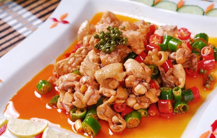 双椒嫩仔鸡图片