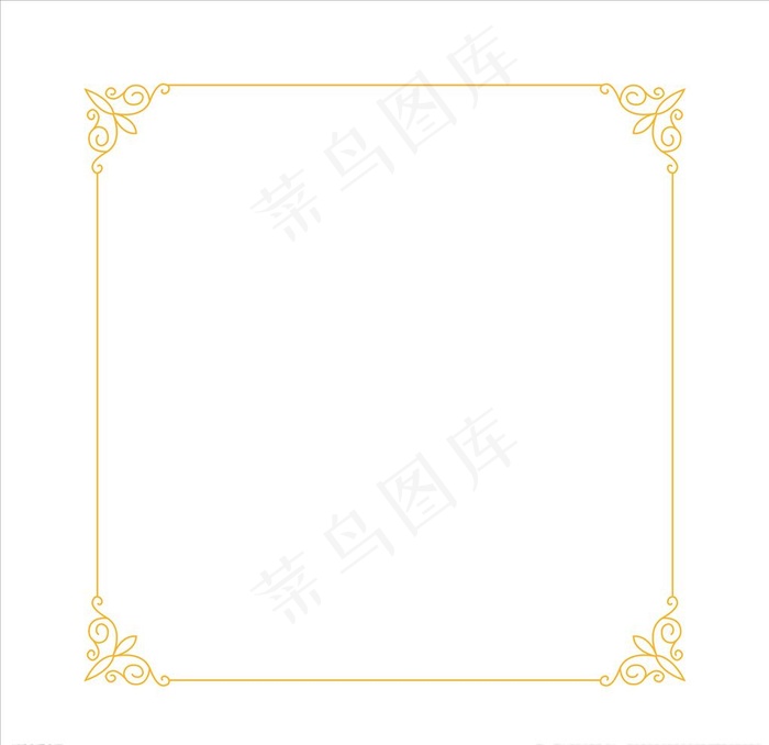 边框图片ai矢量模版下载