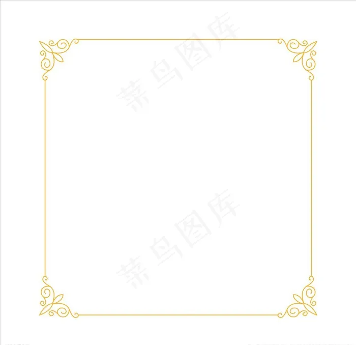 边框图片ai矢量模版下载