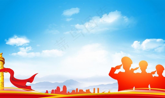 党建展板背景图片