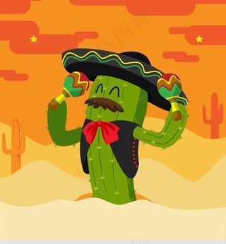 卡通仙人掌图片