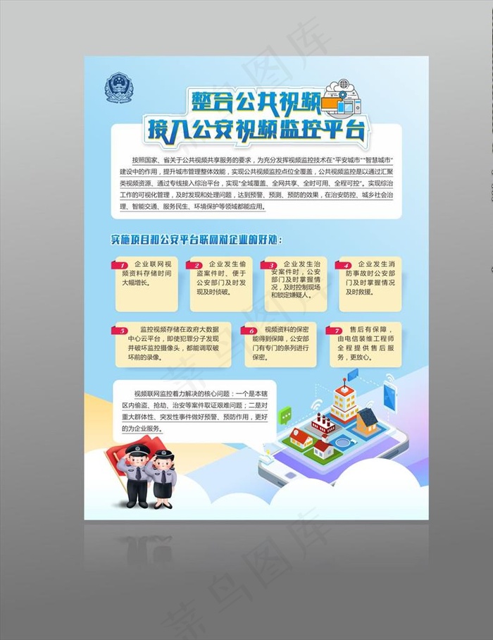 *视频监控图片cdr矢量模版下载