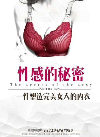 内衣海报图片