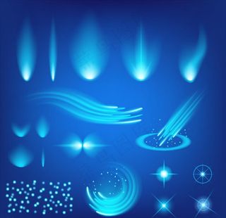 唯美粒子光斑图片