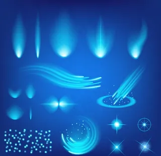 唯美粒子光斑图片