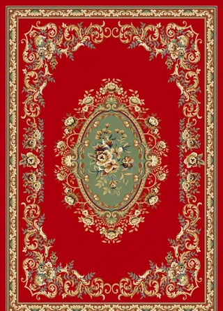 绚丽民族风情热带雨林绣花花卉图片