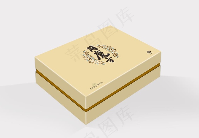 天地盖包装盒样机图片(4960X3602(DPI:300))psd模版下载
