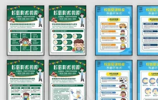 校园防疫指南图片
