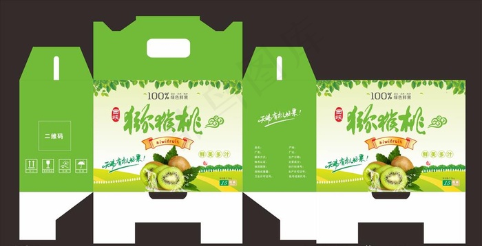 猕猴桃包装盒 奇异果礼盒图片