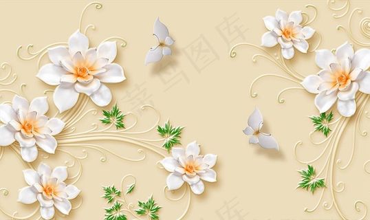 花装修背景图片