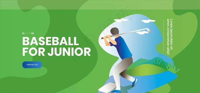 高尔夫插画图片