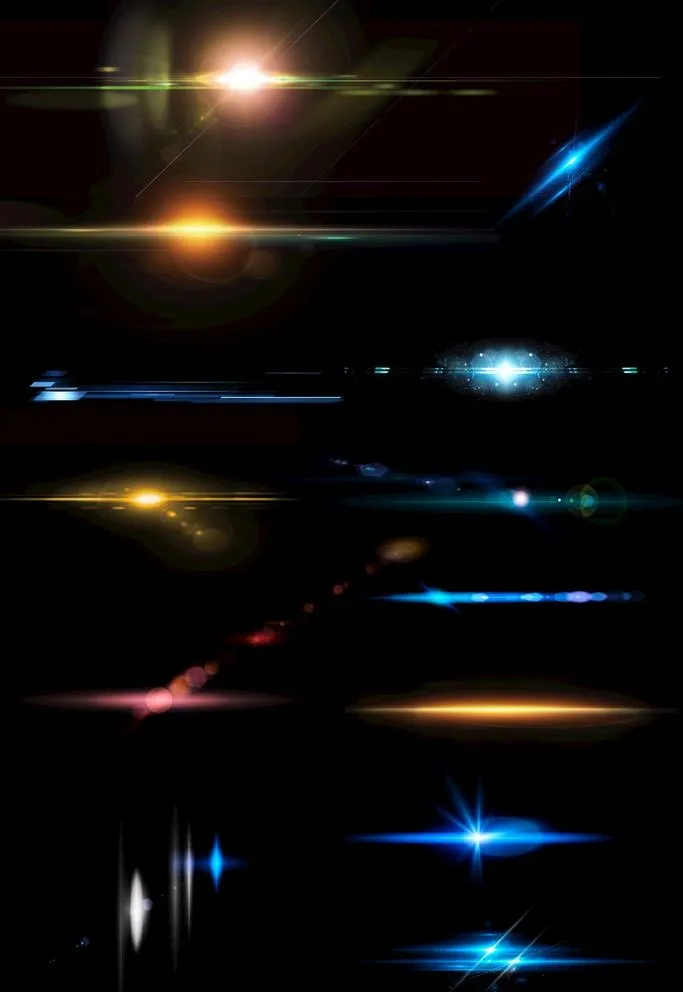 闪光光点素材图片(3543X5315(DPI:300))psd模版下载