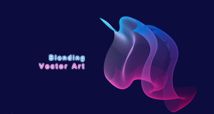 线条混合科技风炫酷背景1图片