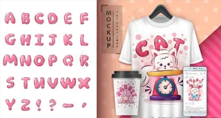 字母设计背景图片