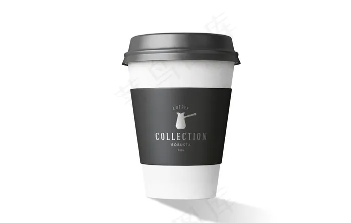咖啡杯样机图片psd模版下载