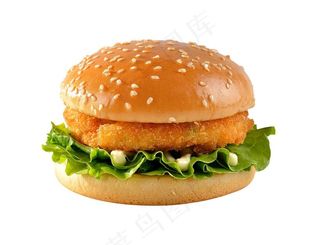 美式炸鸡汉堡图片