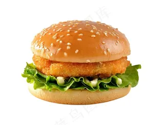 美式炸鸡汉堡图片