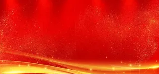金色流线红底背景图片