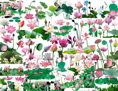 荷花荷花免扣素材图片