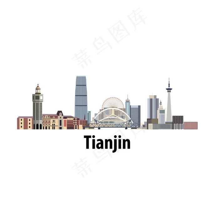 天津图片ai矢量模版下载