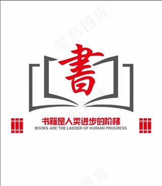 阅读室文化墙图片