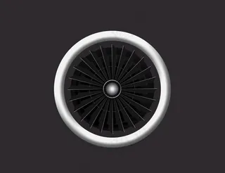 飞机引擎  转轮 飞轮 轮胎图片