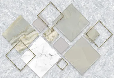 简约几何方块大理石图片