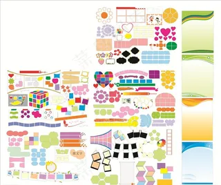 展板素材图形边框图片