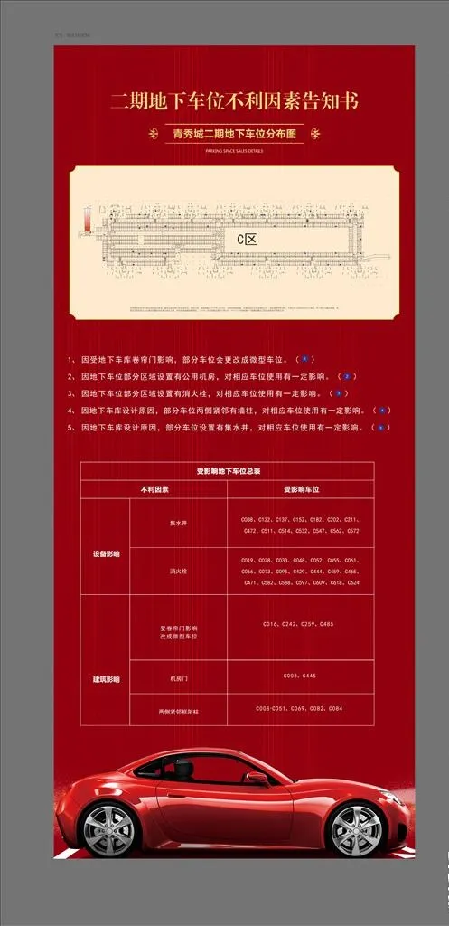 车位易拉宝图片cdr矢量模版下载