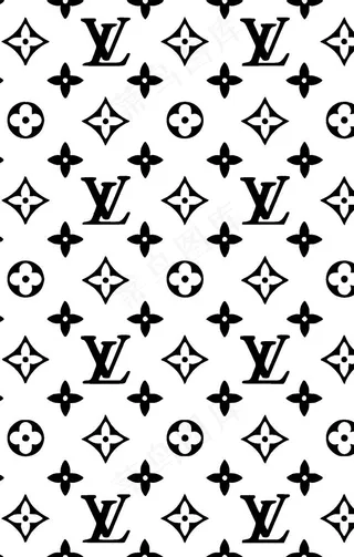 LV路易威登的图案小图片