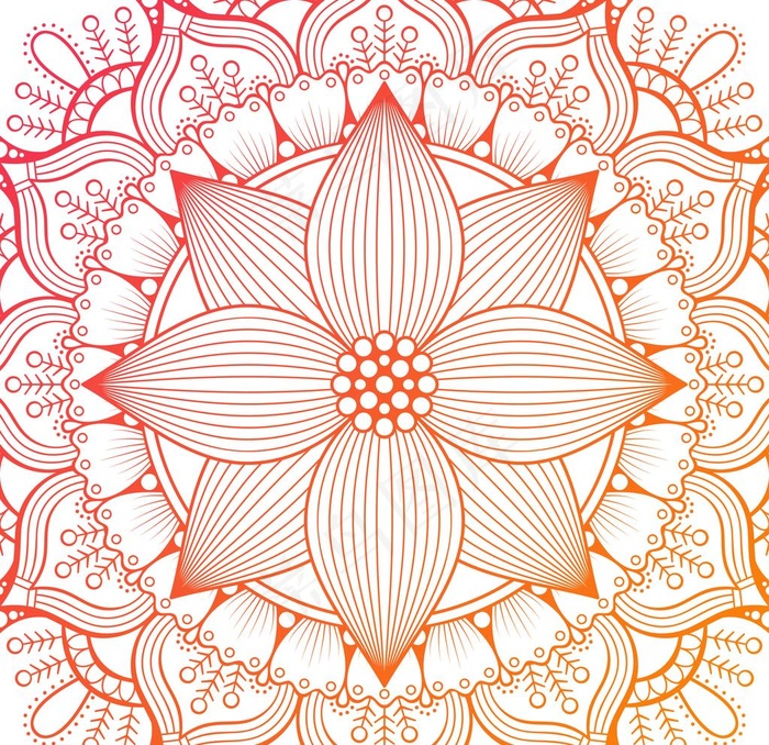 花纹图片ai矢量模版下载