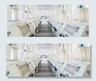面粉加工车间 设备图片