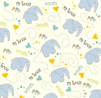 卡通无缝印花图案图片