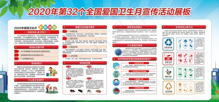 爱卫图片(6000X3000(DPI:150))psd模版下载