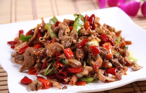 小炒鸡杂图片 小炒鸡杂图片