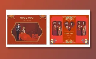 中式婚礼 迎宾画面 桁架图片