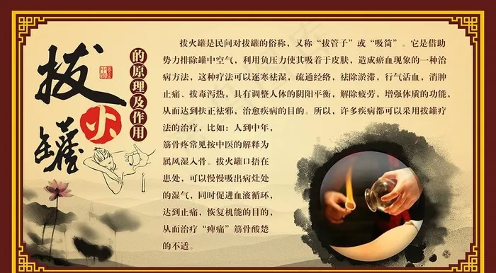 拔罐图片