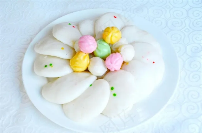 打糕双拼（打糕饼拼打糕球）图片