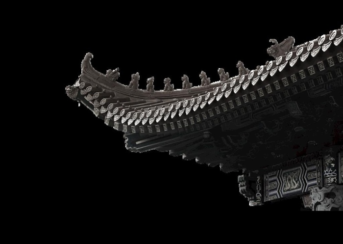 地产中式元素 屋檐图片