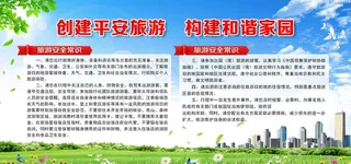 文明旅游展板图片