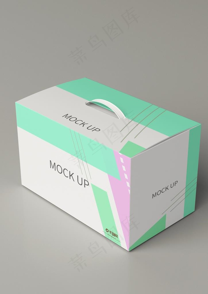 精品3D纸箱样机图片