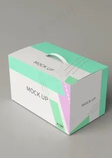 精品3D纸箱样机图片